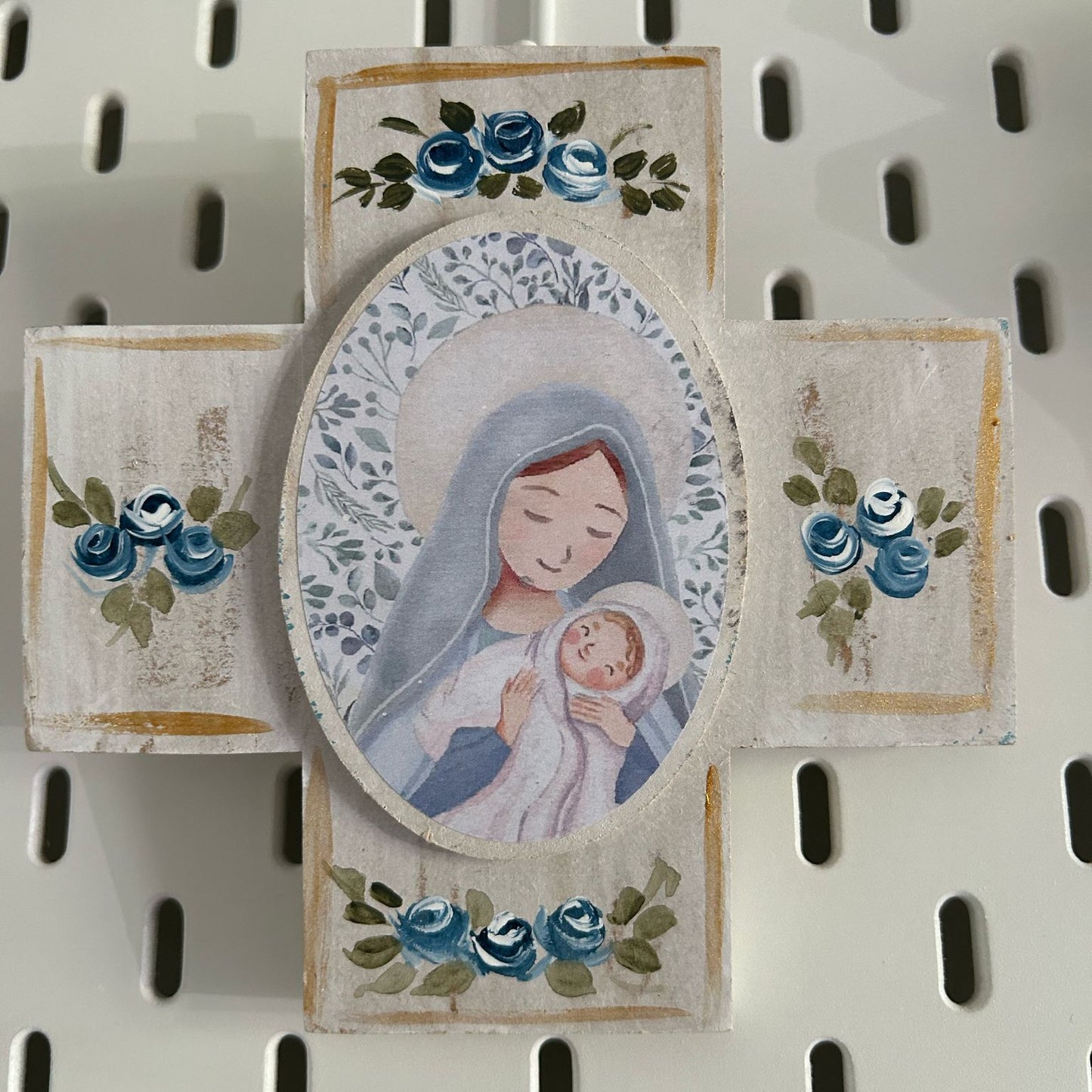 Virgin & Baby Cross