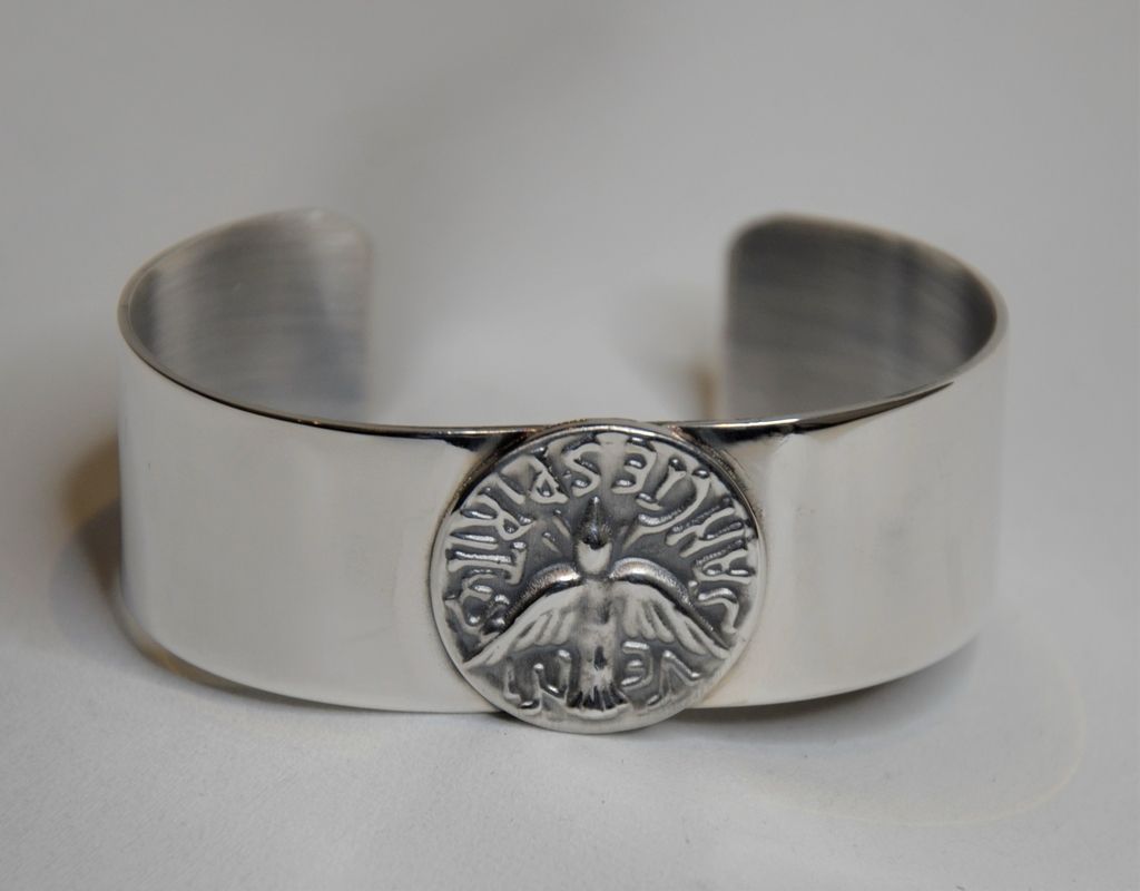 Holy Spirit Cuff Bracelet 0.8 in.
