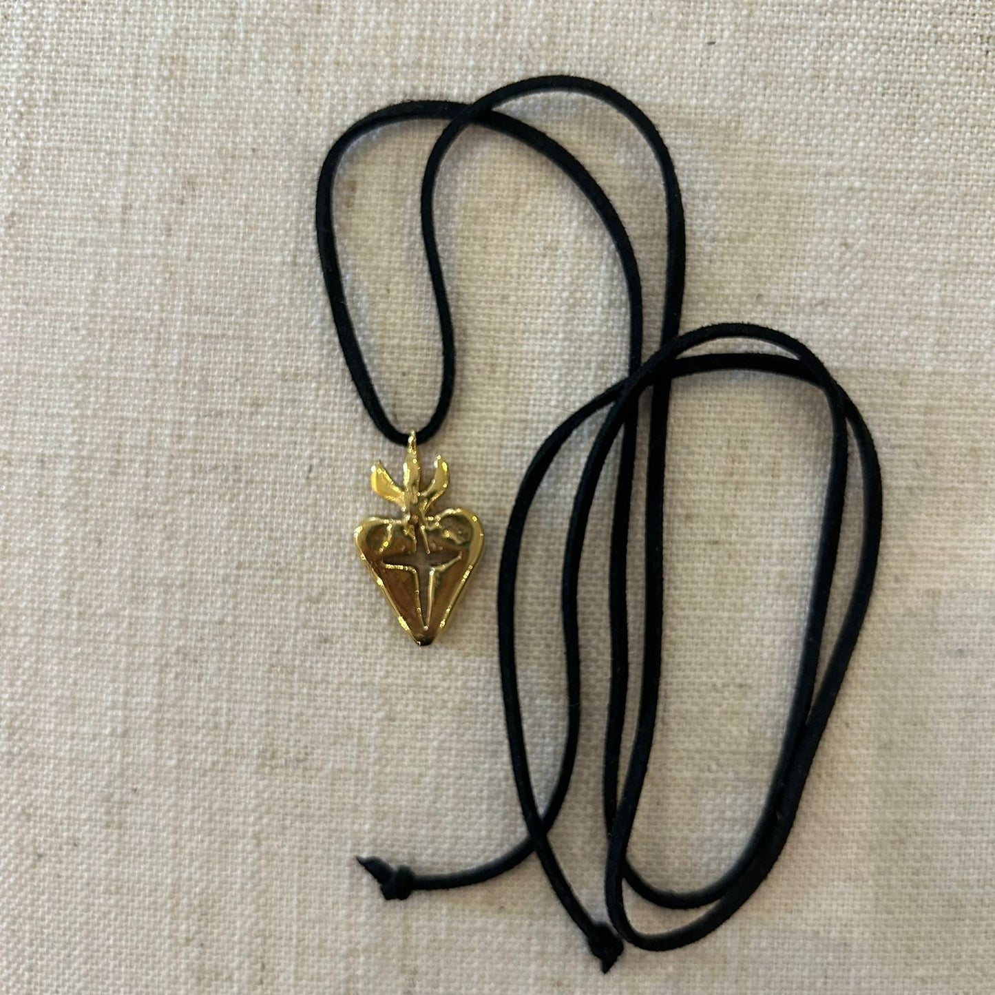 Flaming Heart Necklace