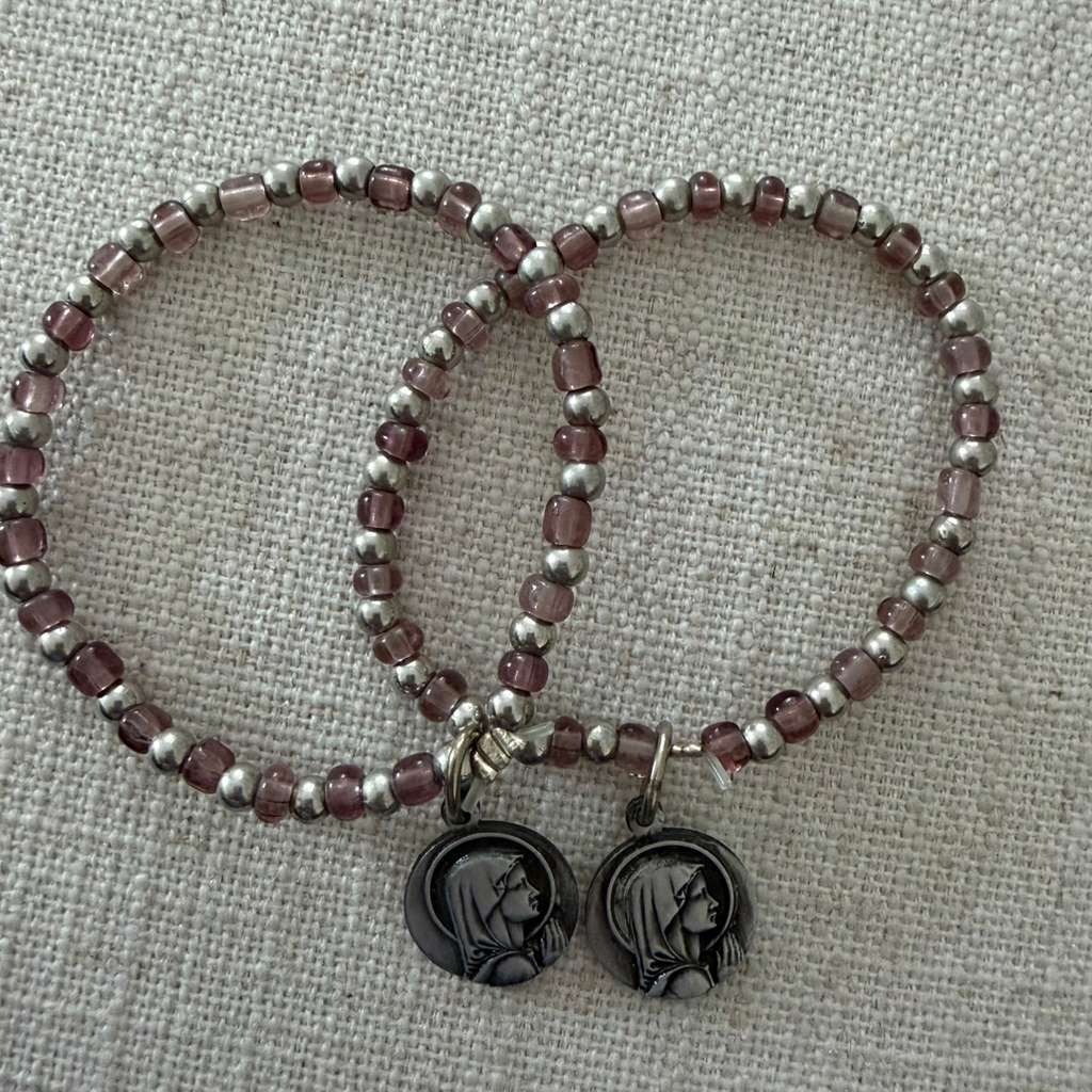 Virgin Mary Stretch Bracelet