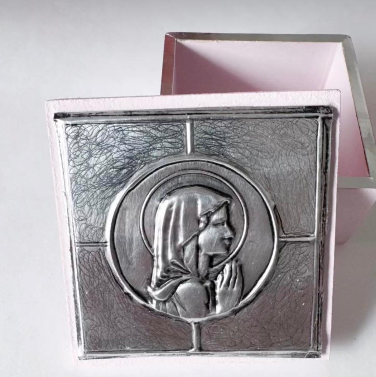 Our Lady Rosary Keepsake Box