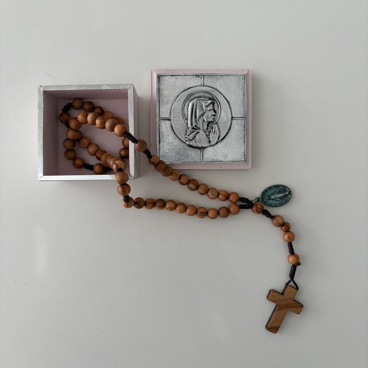 Our Lady Rosary Keepsake Box