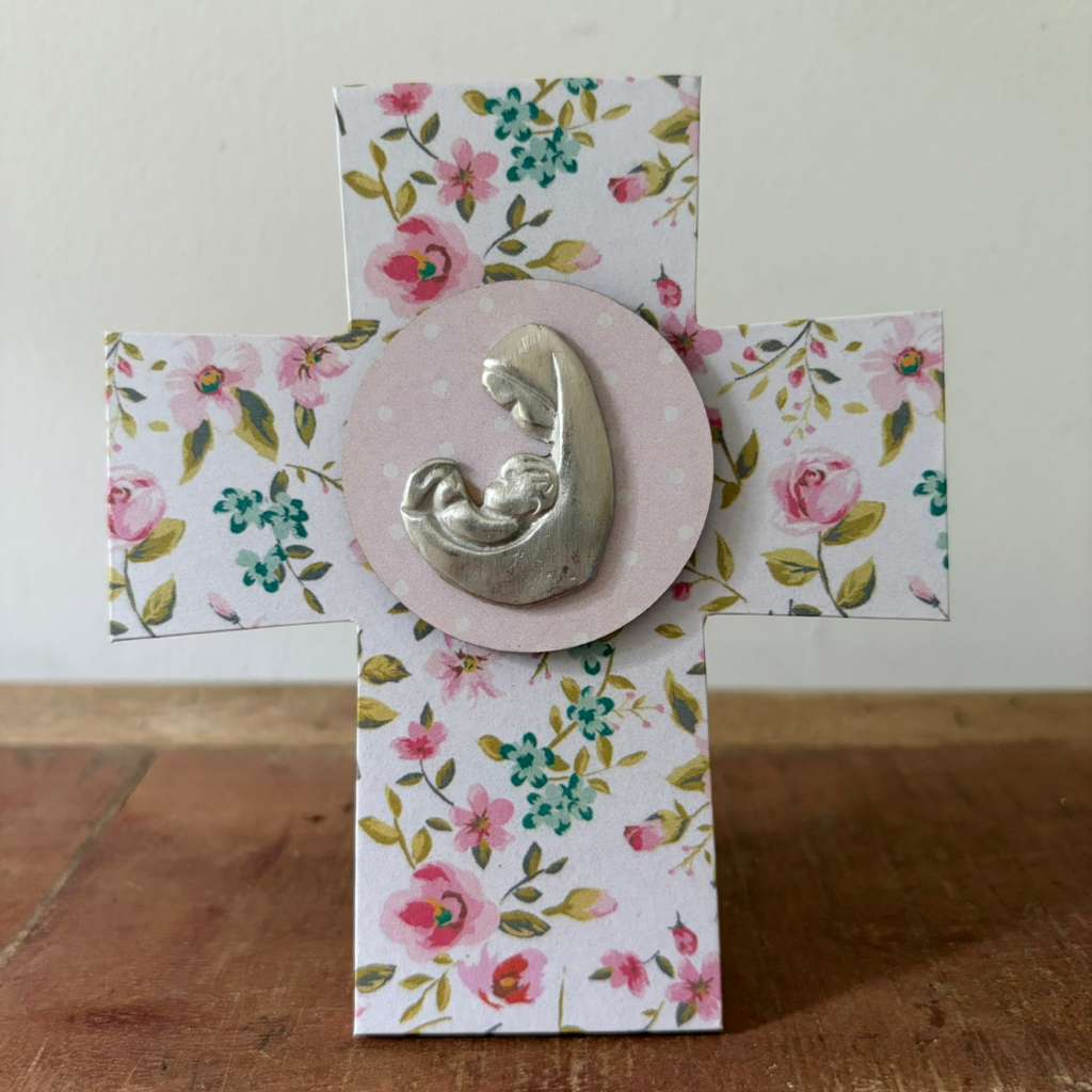 Virgin Mary Tabletop Cross - 2 variants
