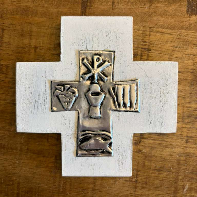 First Communion wooden cross
