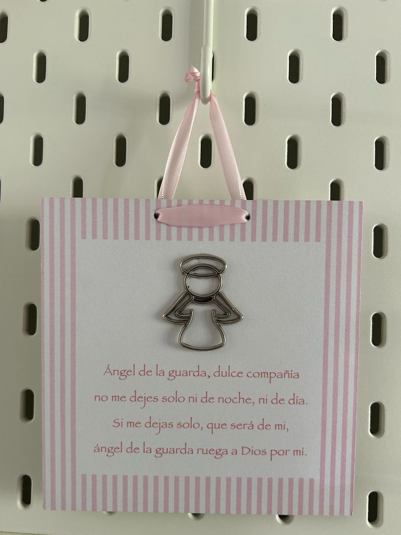 Guardian Angel Prayer - pink