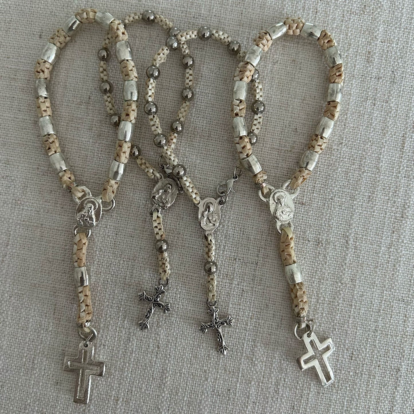 Leather cord decade Rosary