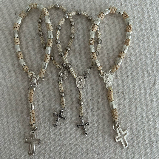 Leather cord decade Rosary