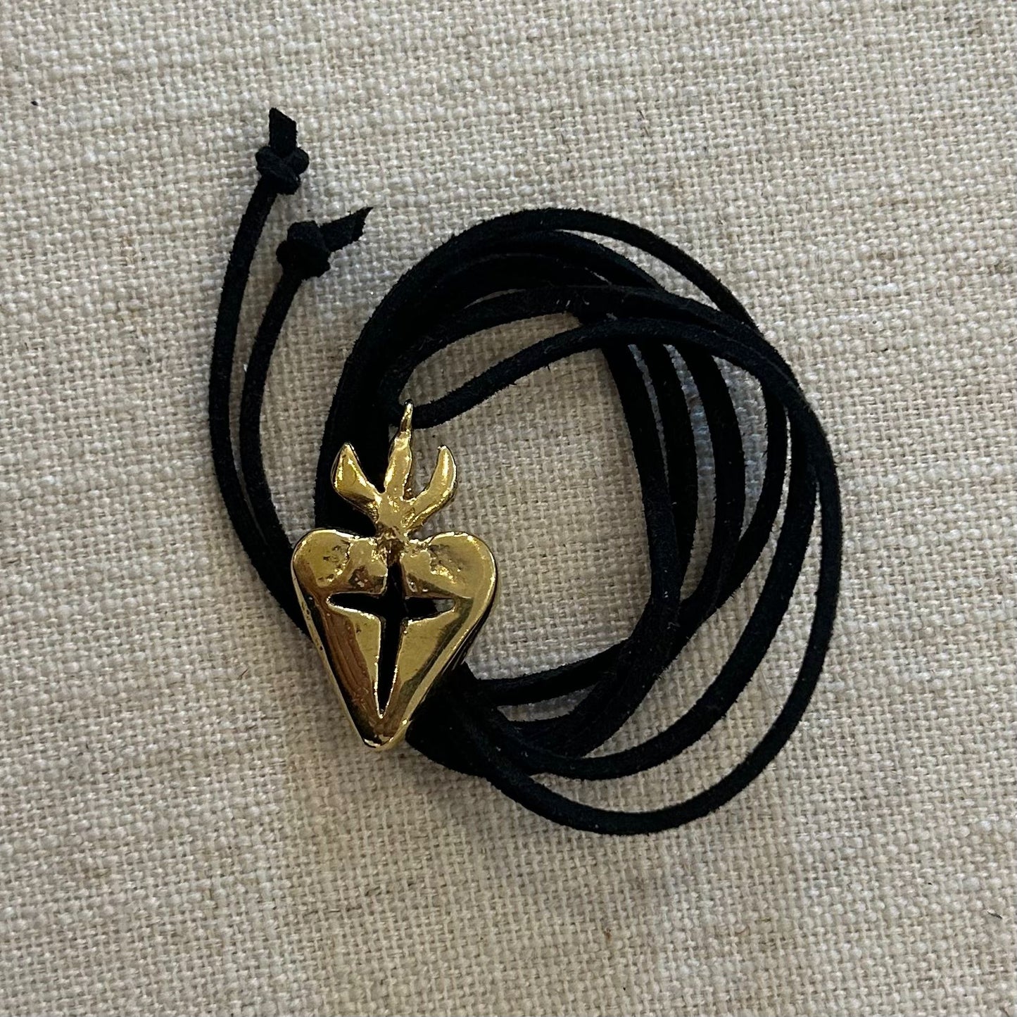 Flaming Heart Necklace