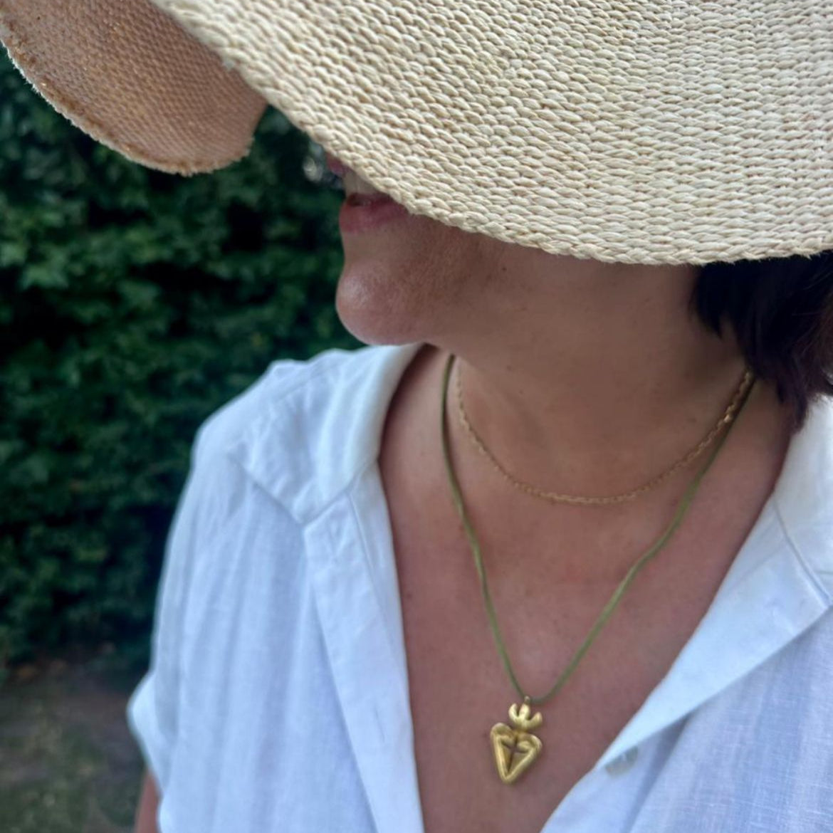 Flaming Heart Necklace