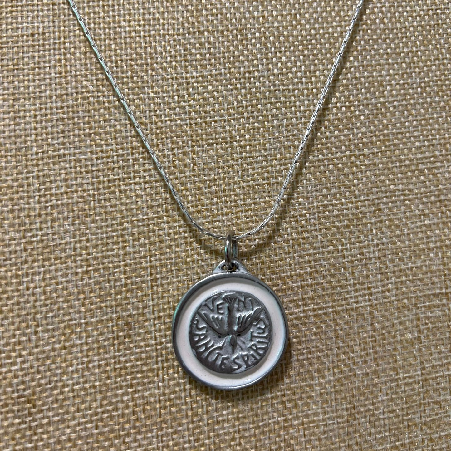 Holy Spirit Medal Necklace