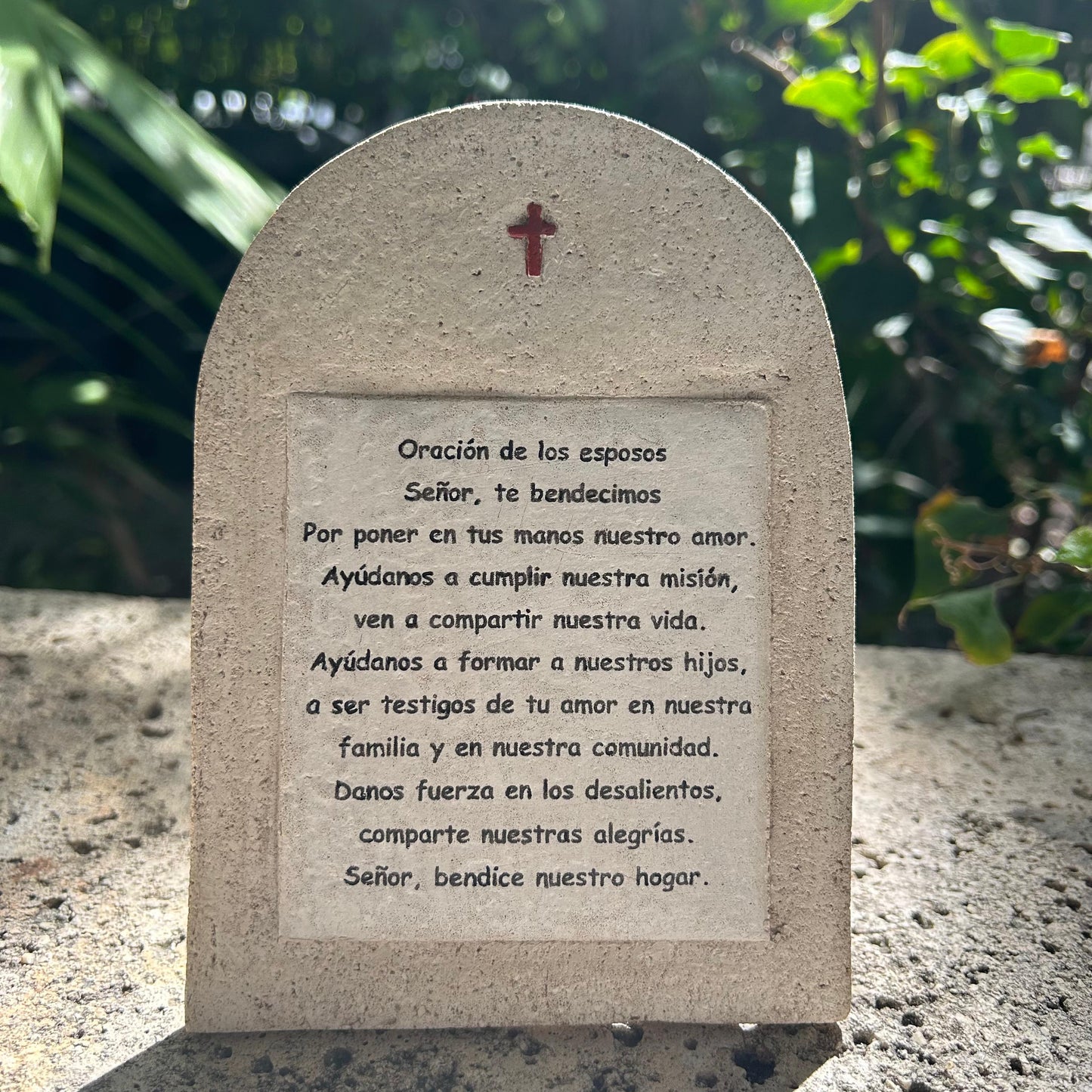 Stone Plaque - Prayer of the Spouses