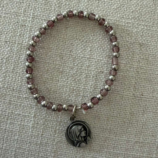 Virgin Mary Stretch Bracelet
